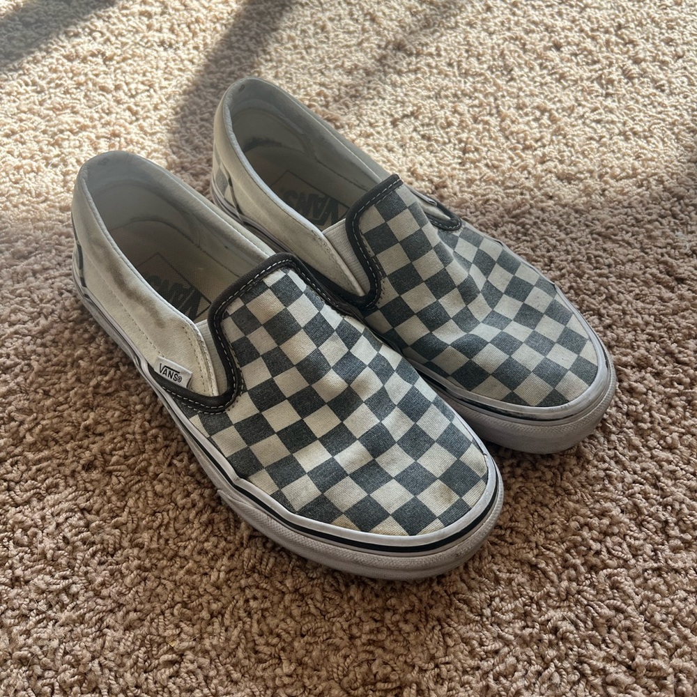 Vans Classic Slip-On Checkerboard Shoe - Picture 2 of 5